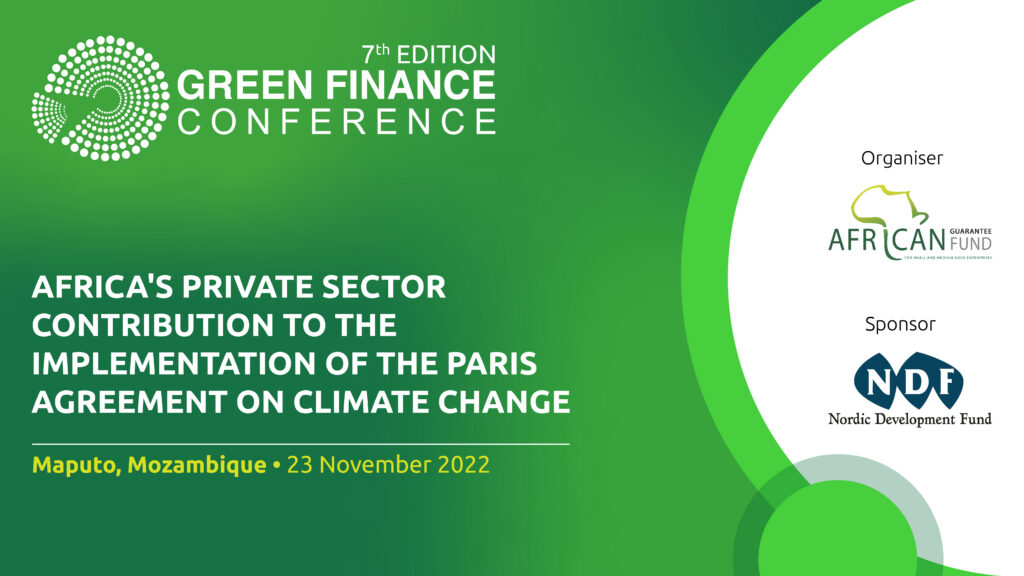 Green Finance Conference : Mozambique